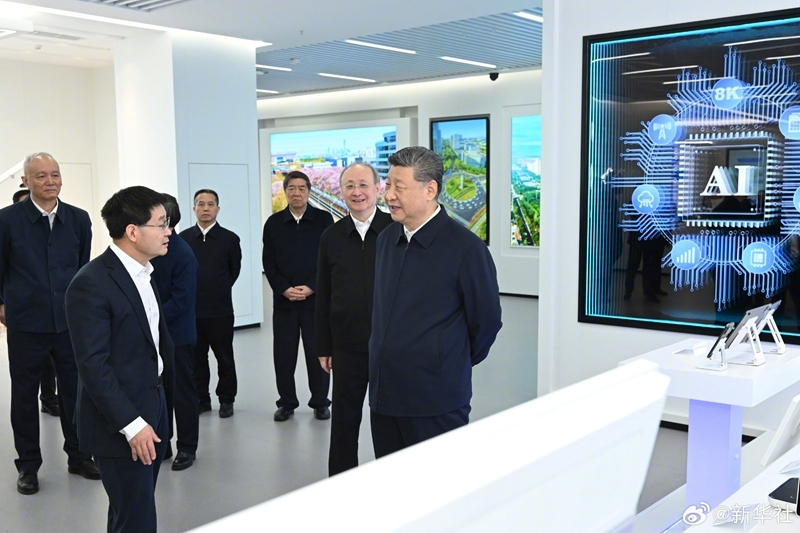 习近平在北京考察科技创新工作